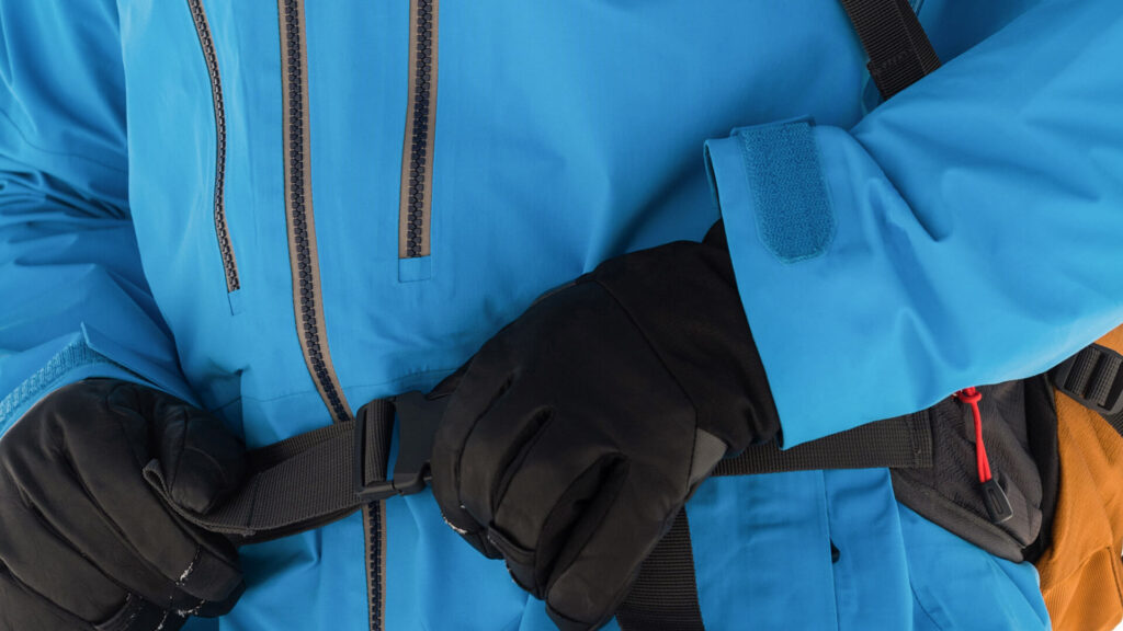 Giubbotto realizzato con le membrane per abbigliamento sportivo di Inntexa